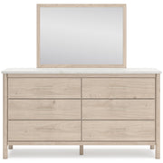 Cadmori Two-tone Upholstered Panel Bedroom Set from Ashley - Lara Furniture