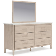 Cadmori Two-tone Upholstered Panel Bedroom Set from Ashley - Lara Furniture