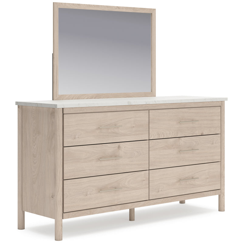 Cadmori Two-tone Upholstered Panel Bedroom Set from Ashley - Lara Furniture
