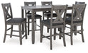 Caitbrook Counter Height Dining Table and Bar Stools (Set of 7) - Gate FurnitureCounter Height Table