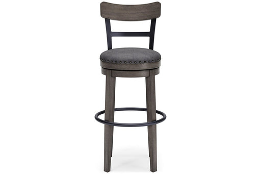 Caitbrook Gray Bar Height Bar Stool - Gate FurnitureBarstool
