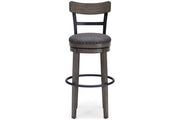 Caitbrook Gray Bar Height Bar Stool - Lara FurnitureBarstool