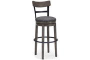Caitbrook Gray Bar Height Bar Stool - Lara FurnitureBarstool