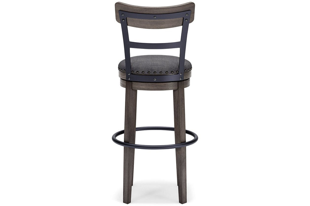 Caitbrook Gray Bar Height Bar Stool - Gate FurnitureBarstool