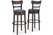 Caitbrook Gray Bar Height Bar Stool - Lara FurnitureBarstool