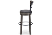 Caitbrook Gray Bar Height Bar Stool - Lara FurnitureBarstool