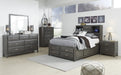 Caitbrook Gray Bookcase Storage Youth Bedroom Set - Gate FurnitureYouth Bedroom Set