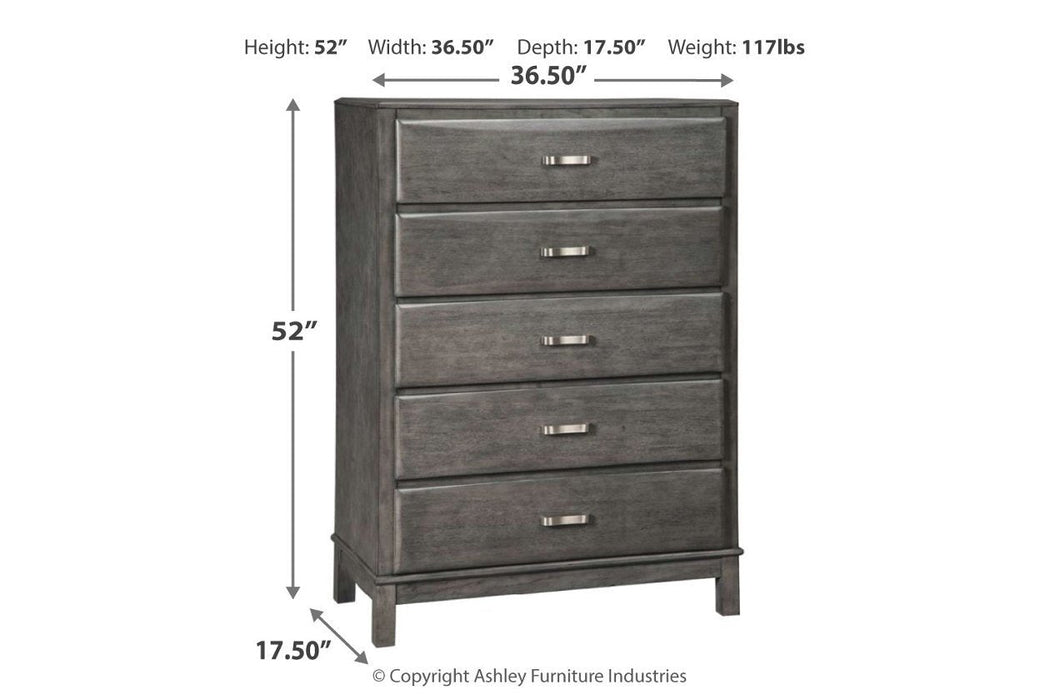 Caitbrook Gray Chest of Drawers - Gate FurnitureChest