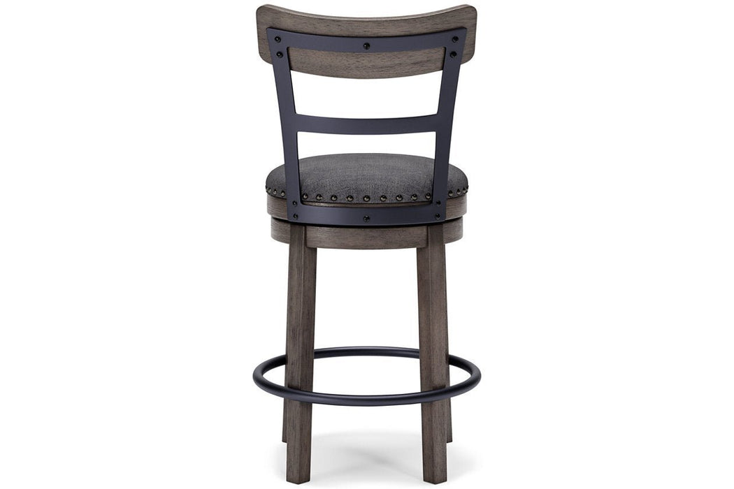 Caitbrook Gray Counter Height Bar Stool - Gate FurnitureBarstool