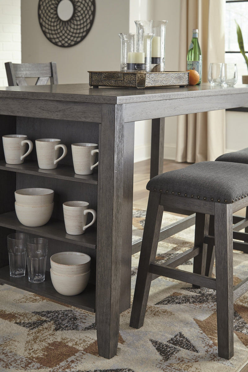 Caitbrook Gray Counter Height Set - Lara FurnitureCounter Height Set
