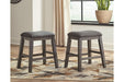 Caitbrook Gray Counter Height Upholstered Bar Stool (Set of 2) - Gate FurnitureBarstool