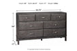 Caitbrook Gray Dresser - Gate FurnitureDresser