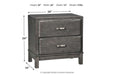 Caitbrook Gray Nightstand - Gate FurnitureNightstand