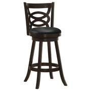 Calecita Wood Swivel Bar Chair Cappuccino (Set of 2) - 101930