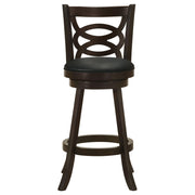 Calecita Wood Swivel Bar Chair Cappuccino (Set of 2) - 101930