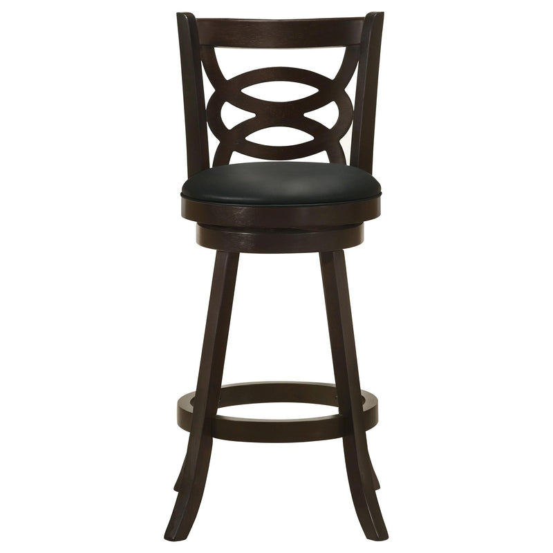 Calecita Wood Swivel Bar Chair Cappuccino (Set of 2) - 101930
