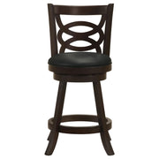 Calecita Wood Swivel Counter Stool Cappuccino (Set of 2) - 101929