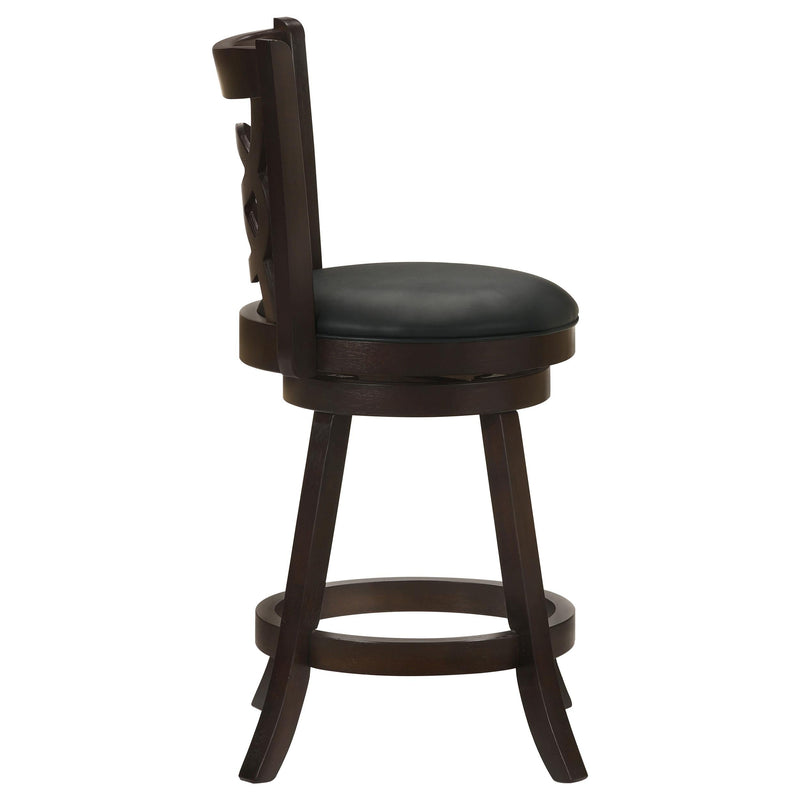 Calecita Wood Swivel Counter Stool Cappuccino (Set of 2) - 101929