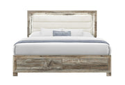 Callie Brown King Bed With Storage - CALLIE-BROWN-KB