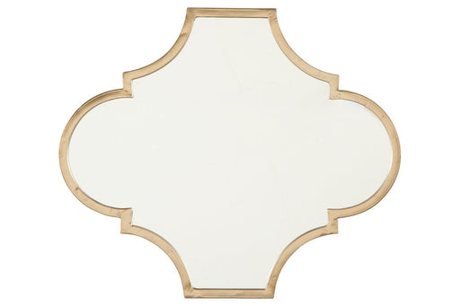 Callie Gold Finish Accent Mirror - A8010155 - Lara Furniture