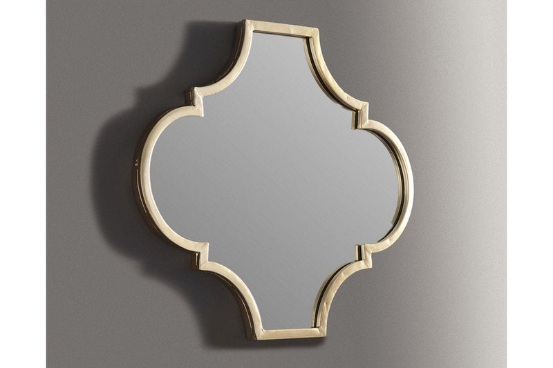 Callie Gold Finish Accent Mirror - A8010155 - Lara Furniture