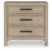 Calmoro California King Bookcase Bed with Mirrored Dresser and 2 Nightstands in Gray - PKG021396