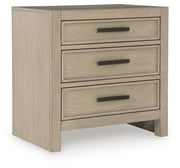 Calmoro California King Bookcase Bed with Mirrored Dresser and Nightstand in Gray - PKG021398