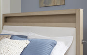Calmoro Gray California King Bookcase Bed - B602B9