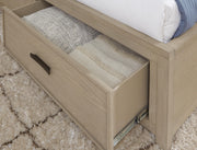 Calmoro Gray California King Bookcase Bed - B602B9