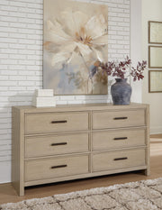 Calmoro Queen Bookcase Bed with Dresser and Nightstand in Gray - PKG021323