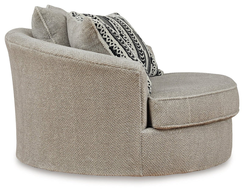 Calnita Oversized Swivel Accent Chair - Lara FurnitureChair