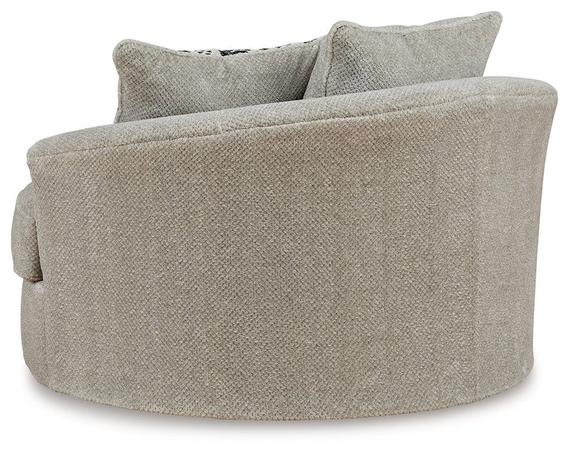 Calnita Oversized Swivel Accent Chair - Lara FurnitureChair
