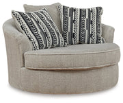 Calnita Oversized Swivel Accent Chair - Lara FurnitureChair