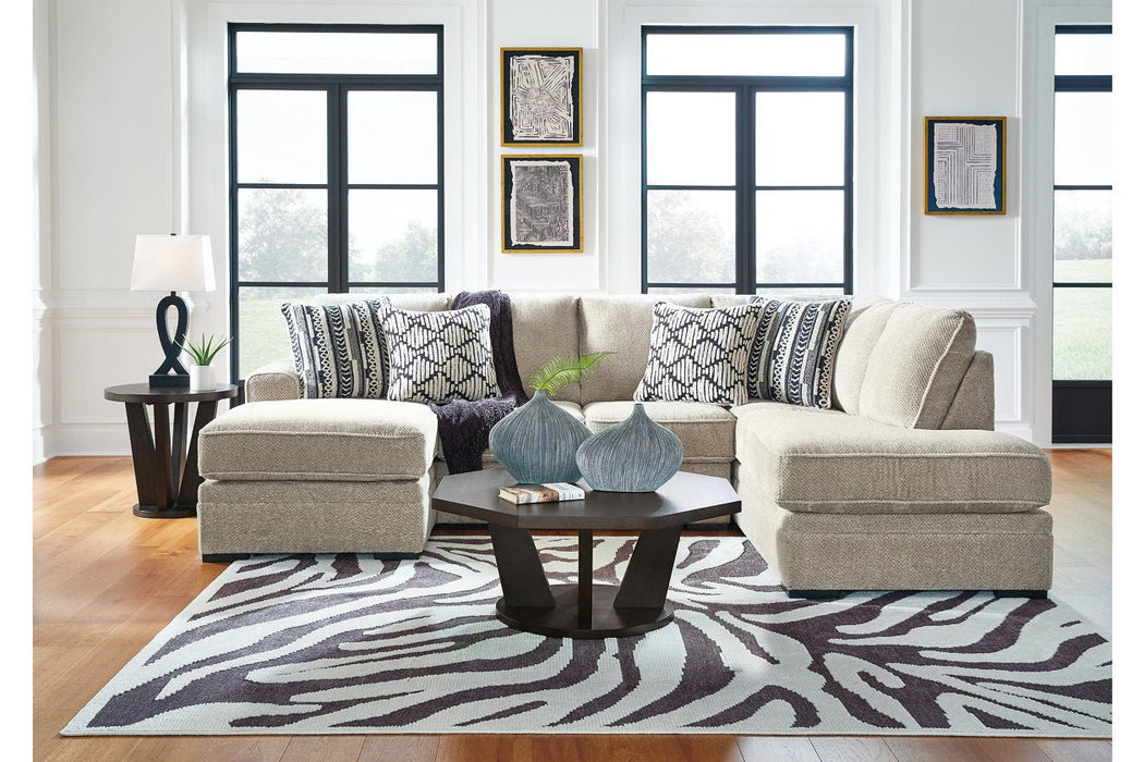 Calnita Sisal 2 - Piece RAF Chaise Sectional - Gate FurnitureSectional