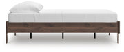 Calverson Full Platform Bed and Dresser in Mocha - PKG017834