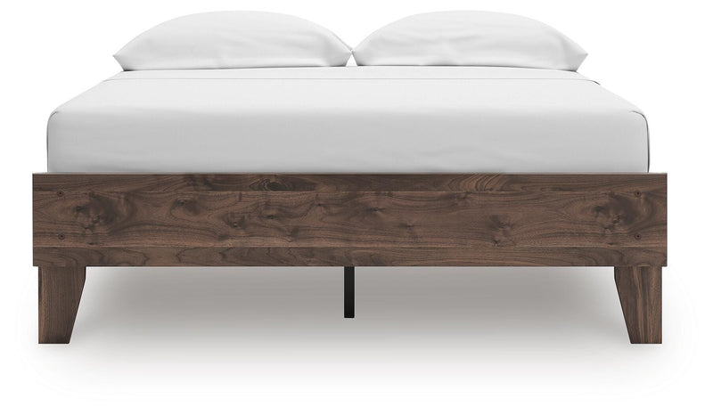 Calverson Full Platform Bed, Dresser and 2 Nightstands in Mocha - PKG017838