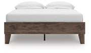Calverson Full Platform Bed, Dresser, Chest and 2 Nightstands in Mocha - PKG017837