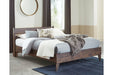 Calverson Mocha Full Panel Platform Bed - Gate FurnitureFull Bed