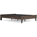 Calverson Mocha Full Platform Bed - Lara FurnitureFull Bed