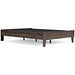 Calverson Mocha Full Platform Bed - Gate FurnitureFull Bed