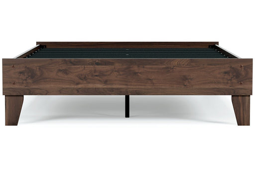 Calverson Mocha Full Platform Bed - Gate FurnitureFull Bed