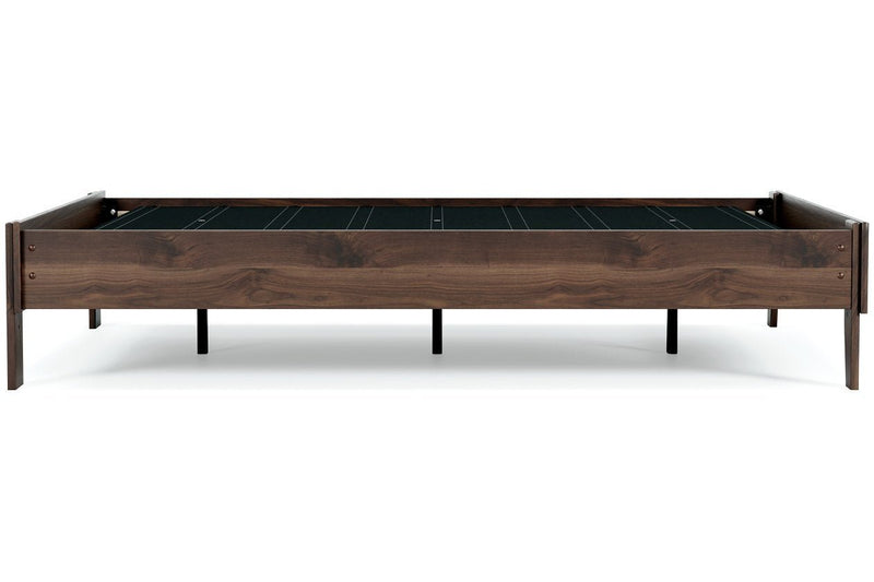Calverson Mocha Full Platform Bed - Lara FurnitureFull Bed