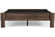 Calverson Mocha Full Platform Bed - Lara FurnitureFull Bed