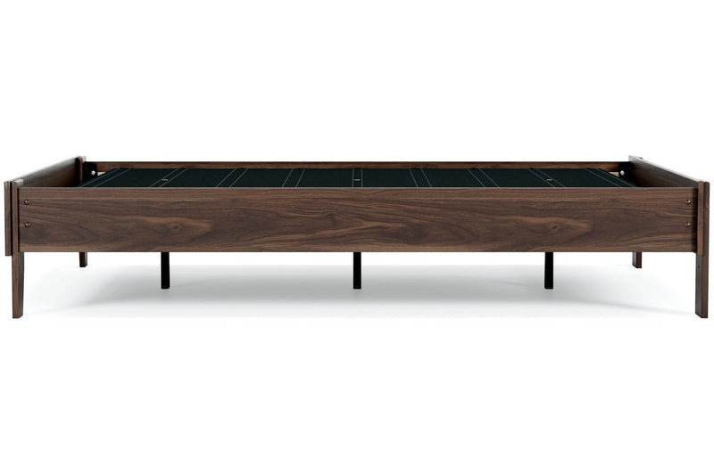 Calverson Mocha Full Platform Bed - Lara FurnitureFull Bed
