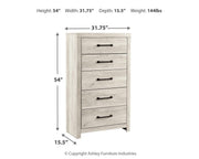 Cambeck Full Panel Storage Bed, 2 Chests and 1 Nightstand - B192B136