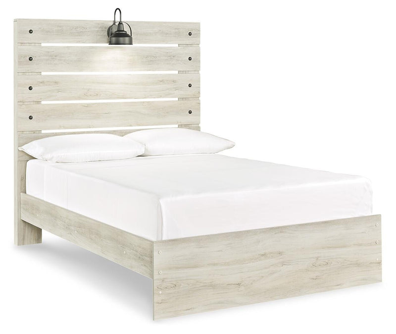 Cambeck Full Panel Storage Bed, 2 Chests and 1 Nightstand - B192B136