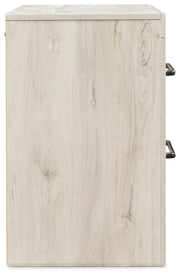 Cambeck King Panel Bed with Chest and Nightstand in Whitewash from Ashley - Lara Furniture