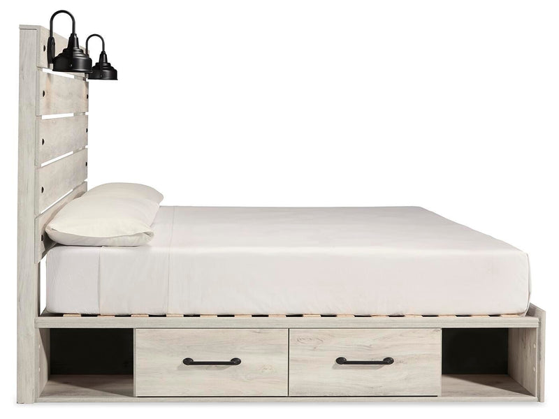 Cambeck King Panel Bed with Storage, Dresser, Chest and 2 Nightstands - B192B146