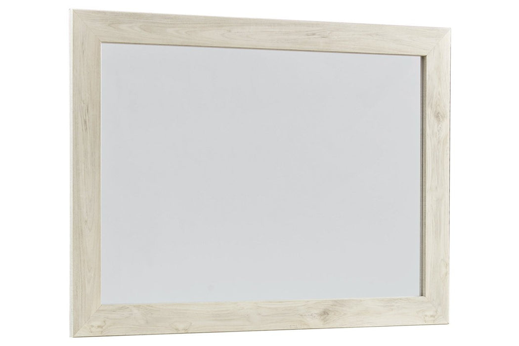 Cambeck Whitewash Bedroom Mirror - Gate FurnitureMirror