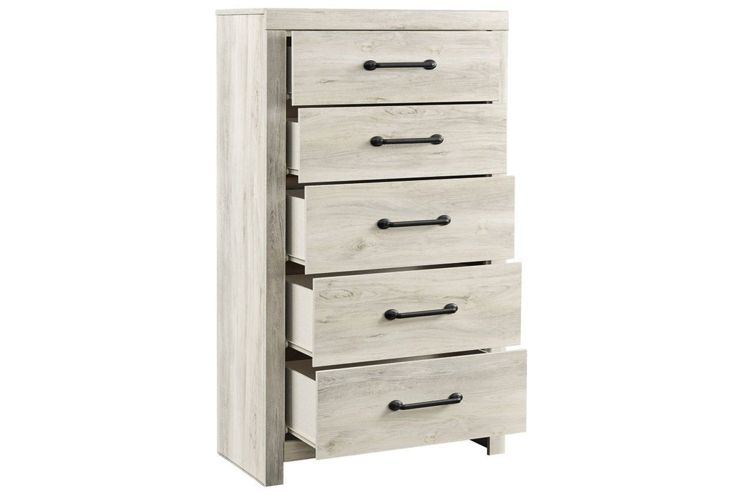 Cambeck Whitewash Chest of Drawers - Gate FurnitureChest